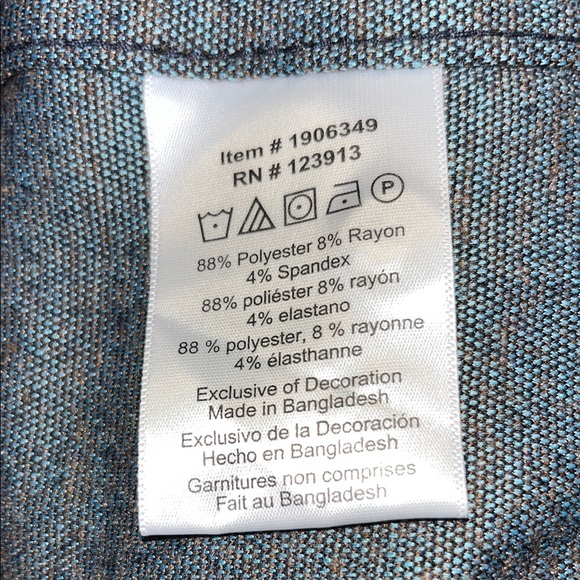 Jachs BLUE Button-Down Men's Shirt - Picture 10 of 14